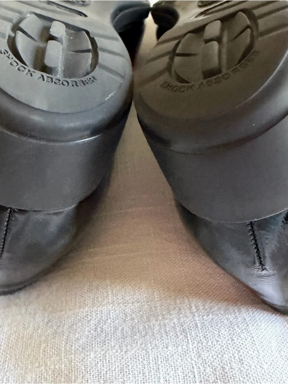 Mephisto Shoes Womens Size 10 Black Leather Air-Jet Slip On Loafers Comfort Walk